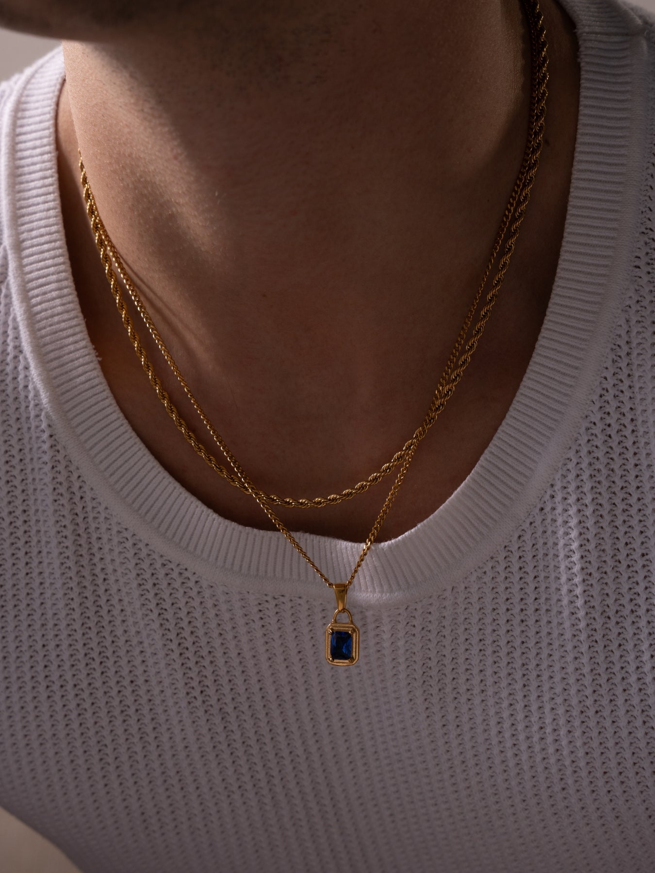 OCEAN GEMSTONE CHAIN | 18K Gold