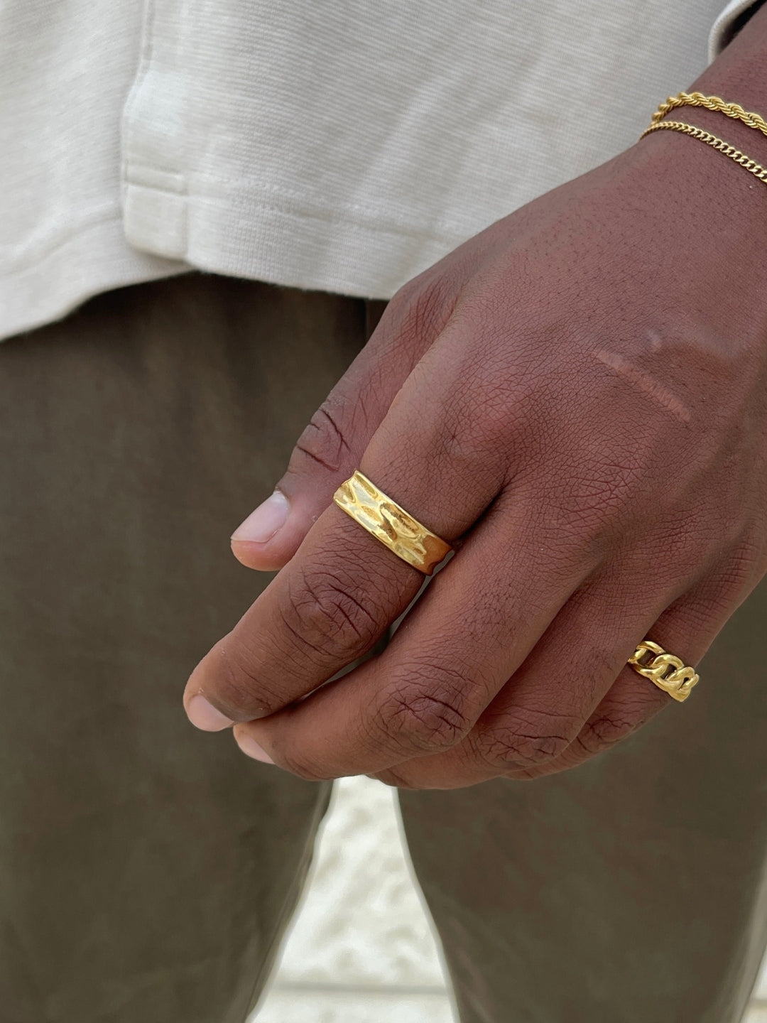 UNISIZE AMSTERDAM RING | 18K Gold