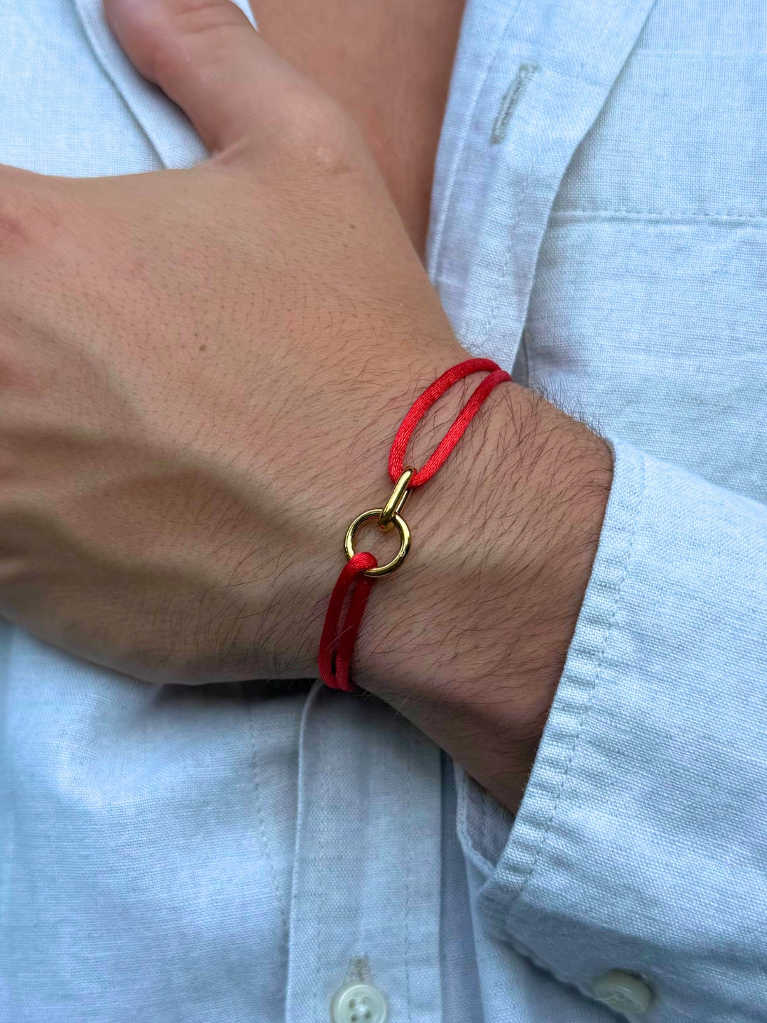 RED UNITY BRACELET | 18K Gold