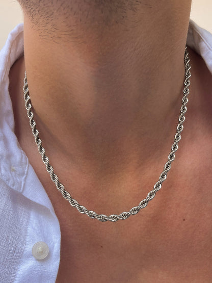 ROPE CHAIN 5MM | Silver