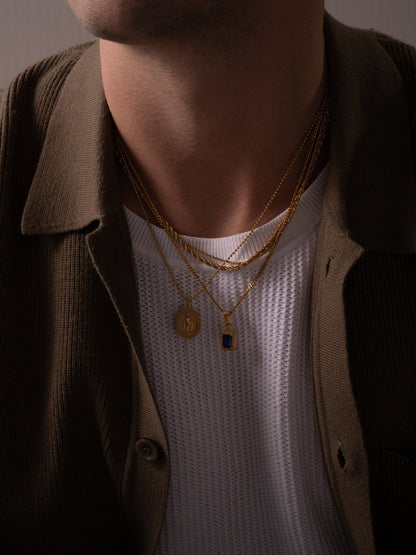 OCEAN GEMSTONE CHAIN | 18K Gold