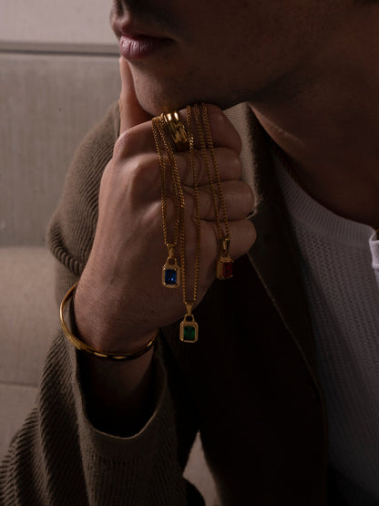 OCEAN GEMSTONE CHAIN | 18K Gold