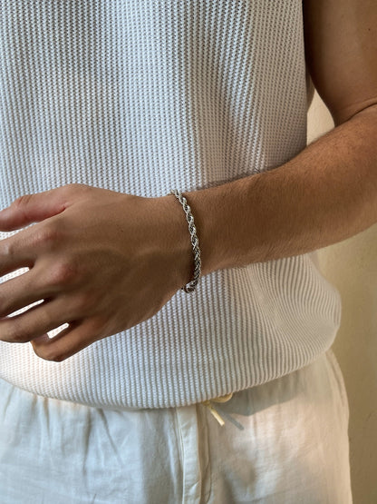 ROPE BRACELET 5MM | Silver