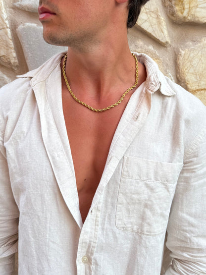 ROPE CHAIN 5MM | 18K Gold