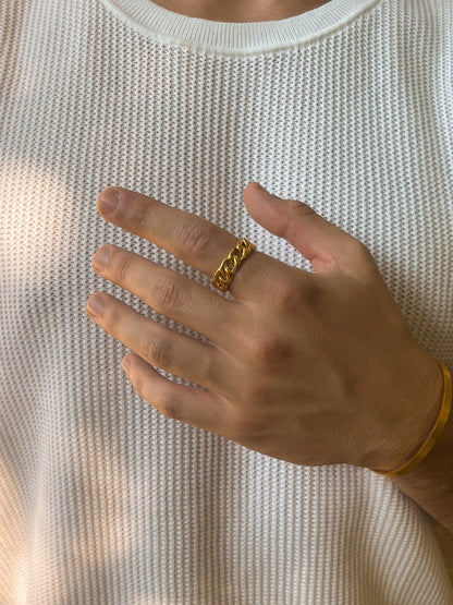 CUBAN RING | 18K Gold