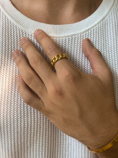CUBAN RING | 18K Gold