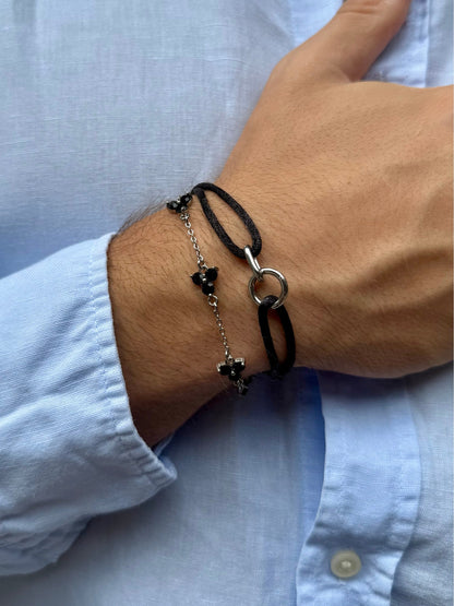 MIDNIGHT UNITY BRACELET | Silver